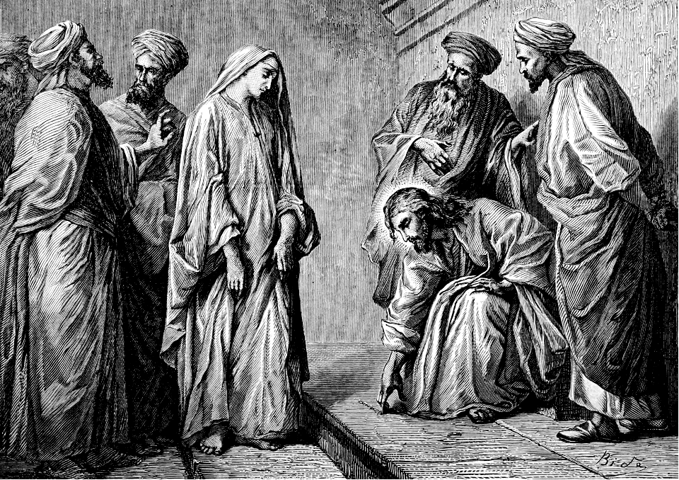 32 Jesus forgiving the Woman caught in Adultery
