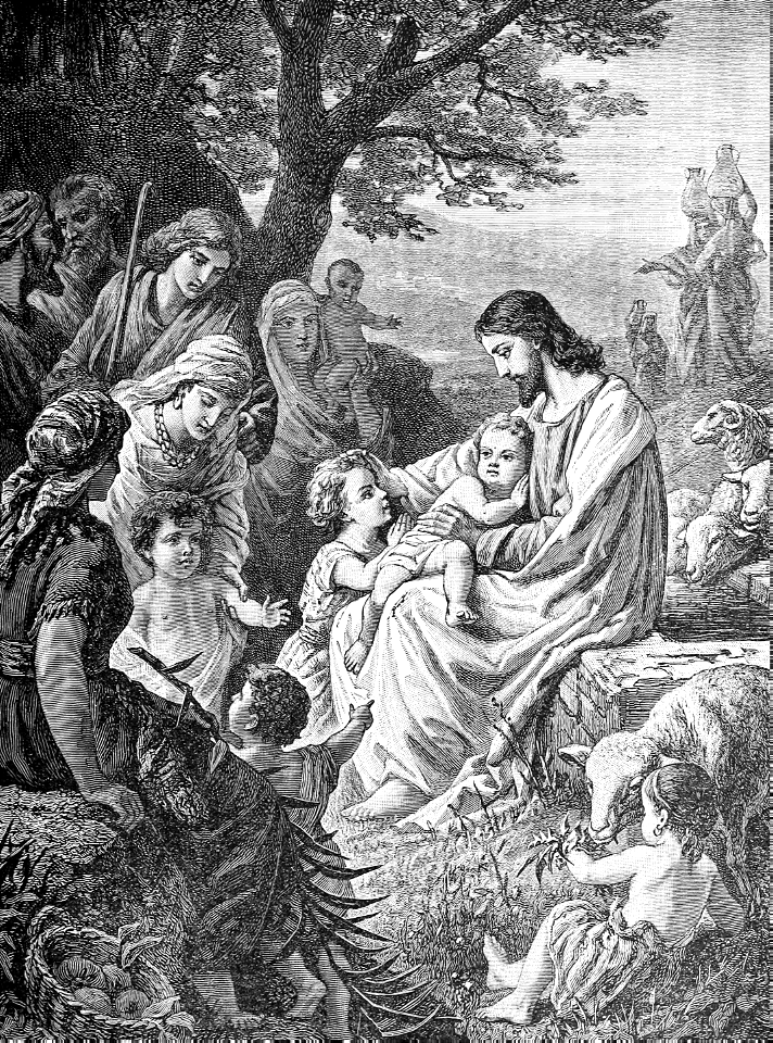11 Christ blessing the Little Children - Suffer the little children to come