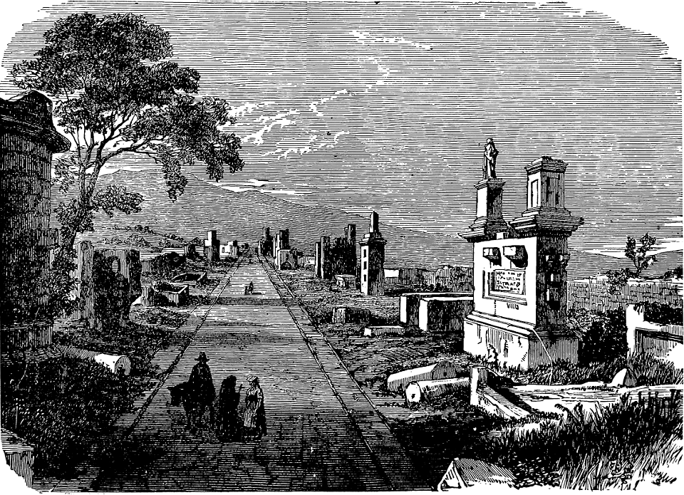 21 The Appian Way as it nears the City of Rome