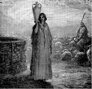 013 Genesis 29 v09 Jacob served seven years as a Shepherd for Rachel
