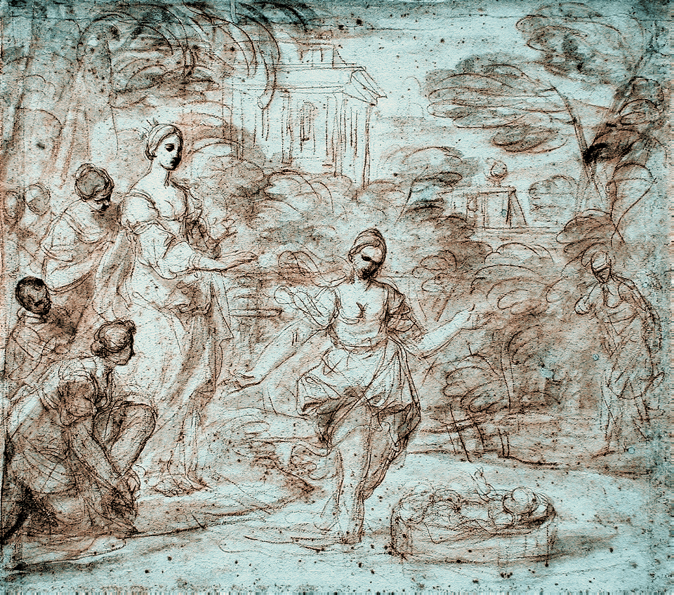 071 The Finding of Moses (Gionima 18th c)