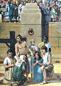 091 Christian Martyrs in the Coliseum (color)