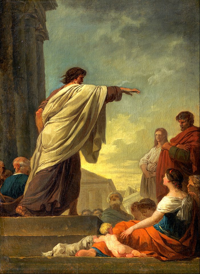 108 The Preaching of Paul (Suvée c1779)