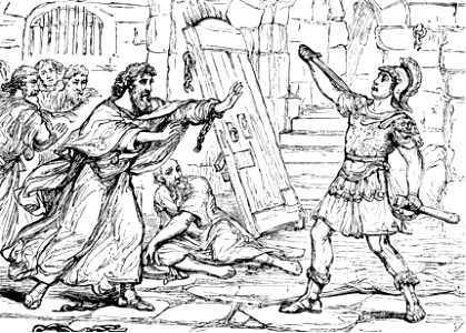 72 Acts 16 v27-28 - Paul to the Jailor - Do not harm yourself