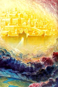 109 John saw the glories of the New Jerusalem (color)