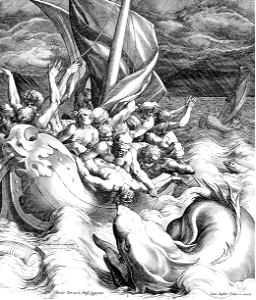117 Jonah Thrown to the Whale (Sadeler I 1582)
