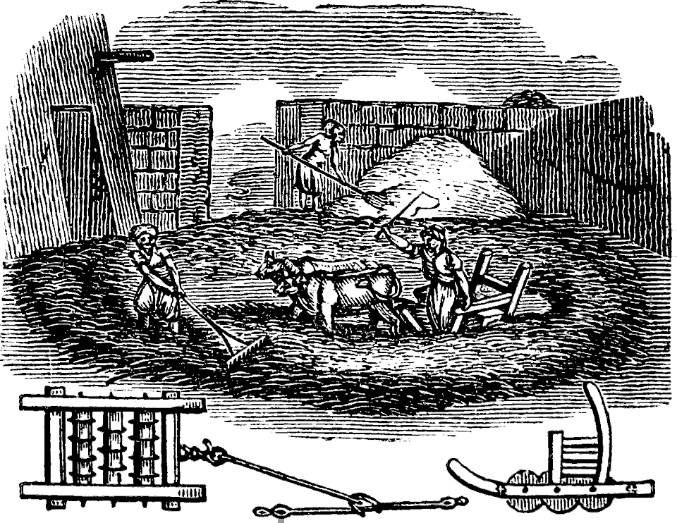 Method of Threshing in the East