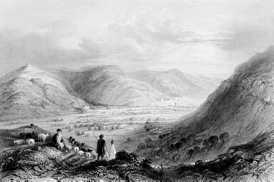 Mount Gerezim and the Vale of Nablous