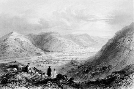 Mount Gerezim and the Vale of Nablous