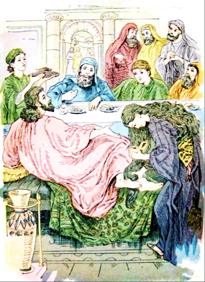 19 Luke 07 - Mary Anointing the Feet of Jesus