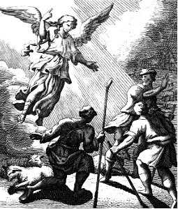 03 Luke 02 v09 An Angel appears to the Shepherds