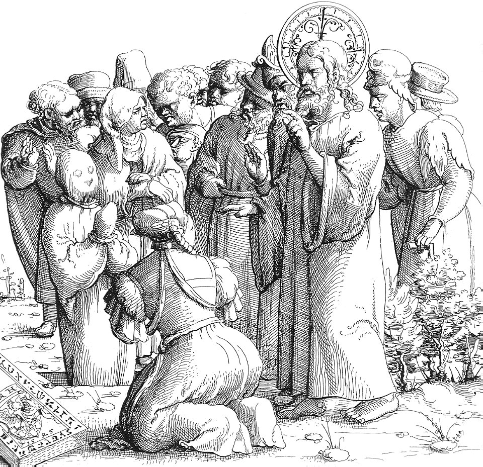 104 The Raising of Lazarus (Hirschvogel 1545)