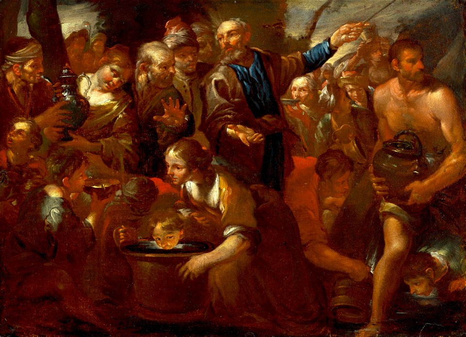 082 Moses Striking the Rock (Assereto 1630)