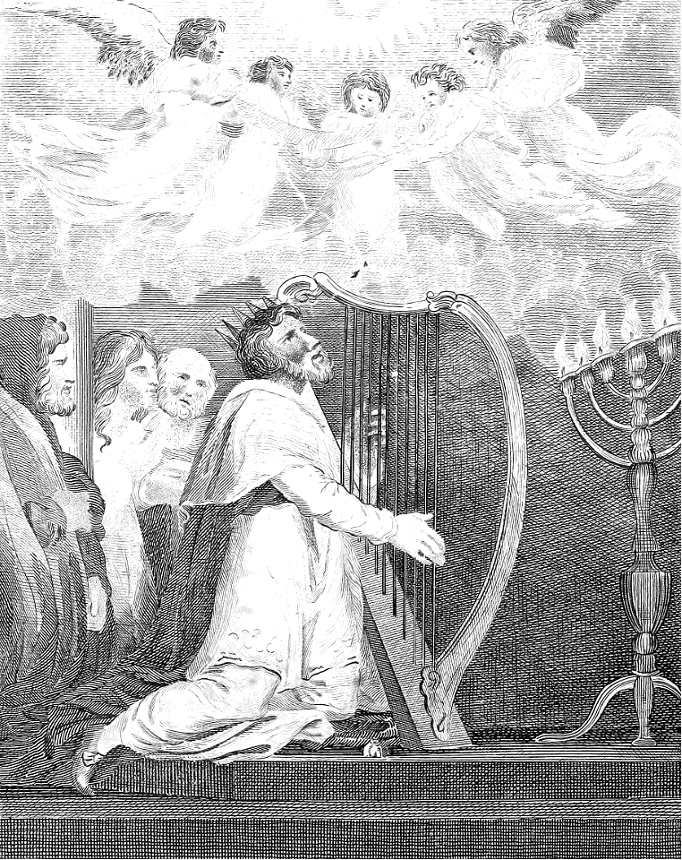 02 Psalm 71 v22 David singing praise to God with the Harp