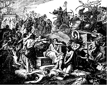 110 2 Chronicles 36 v20 Jeremiah contemplates as the Jews are carried captive to Babylon
