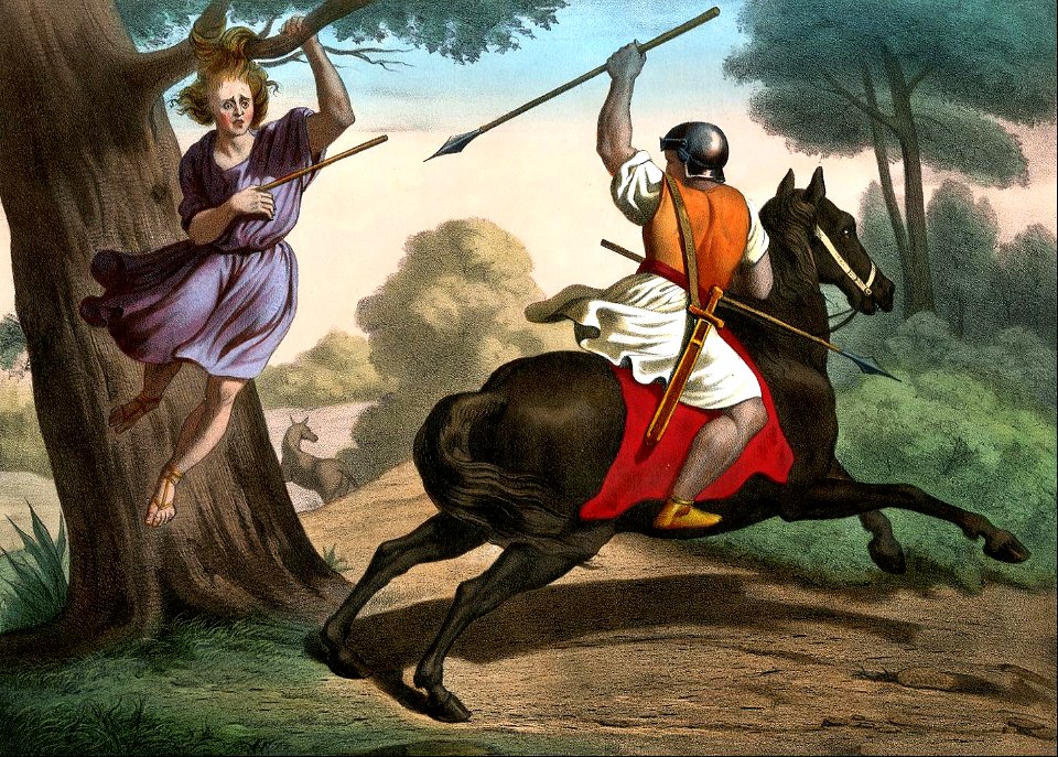 27 Joab kills Absalom whose Hair is caught in a Tree