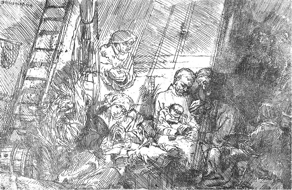 018 Circumcision in the Stable (Rembrandt 1654)