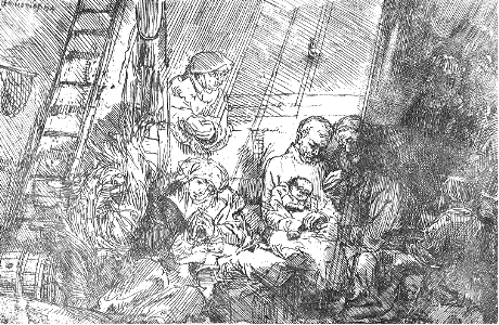 018 Circumcision in the Stable (Rembrandt 1654)