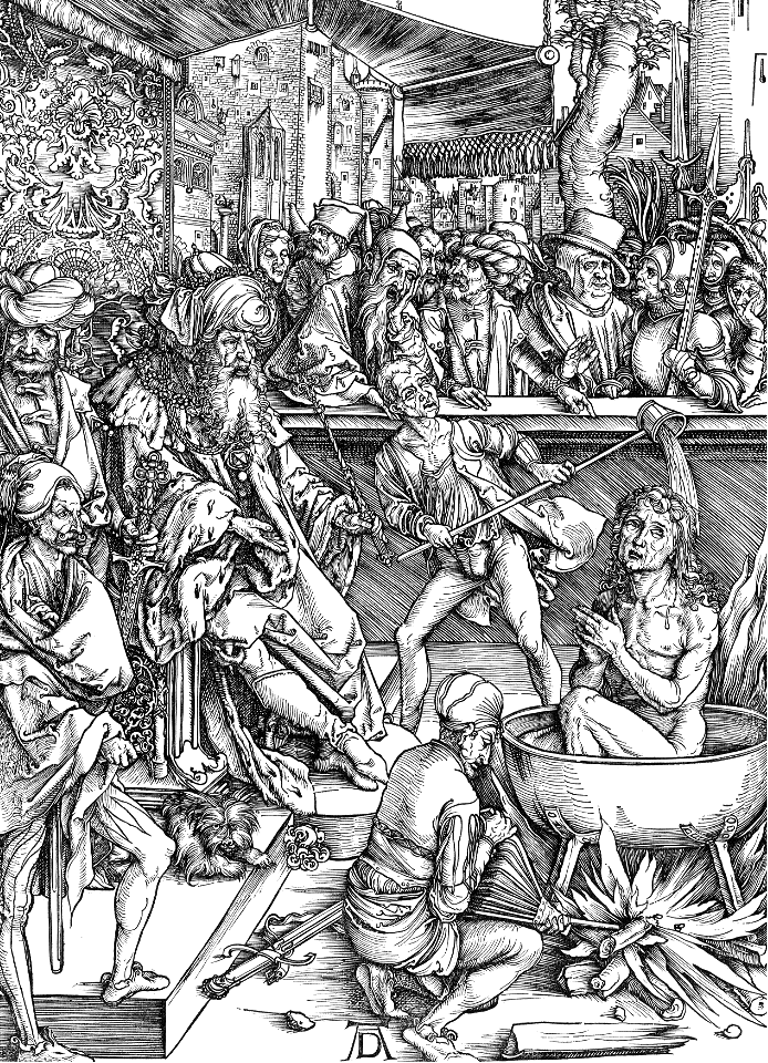 203 The Martyrdom of John the Evangelist (Dürer 1498)