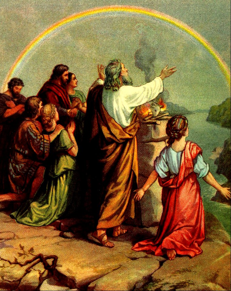 06 Genesis 08 v20-22; 09 v08-17 Noah offers Thank Offerings to God - the Rainbow Covenant