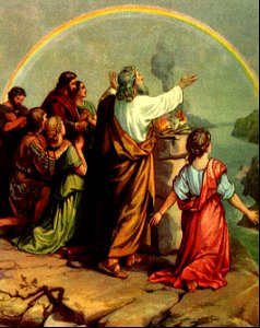 06 Genesis 08 v20-22; 09 v08-17 Noah offers Thank Offerings to God - the Rainbow Covenant