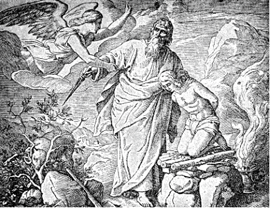 04 Abraham about to offer up Isaac