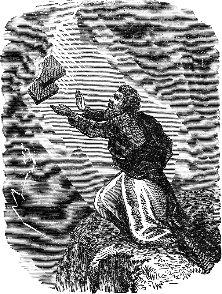 15 Moses receiving the Ten Commandments