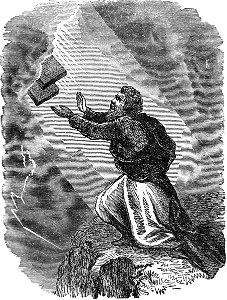 15 Moses receiving the Ten Commandments