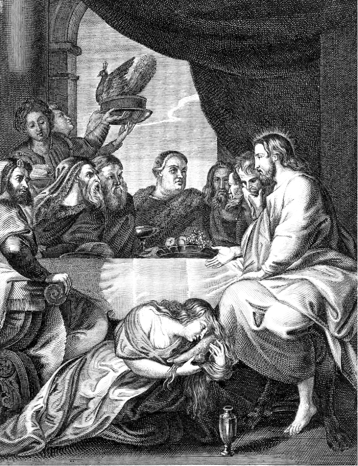 14 Luke 07 v36-50 Mary anoints Christs Feet at Simons Feast