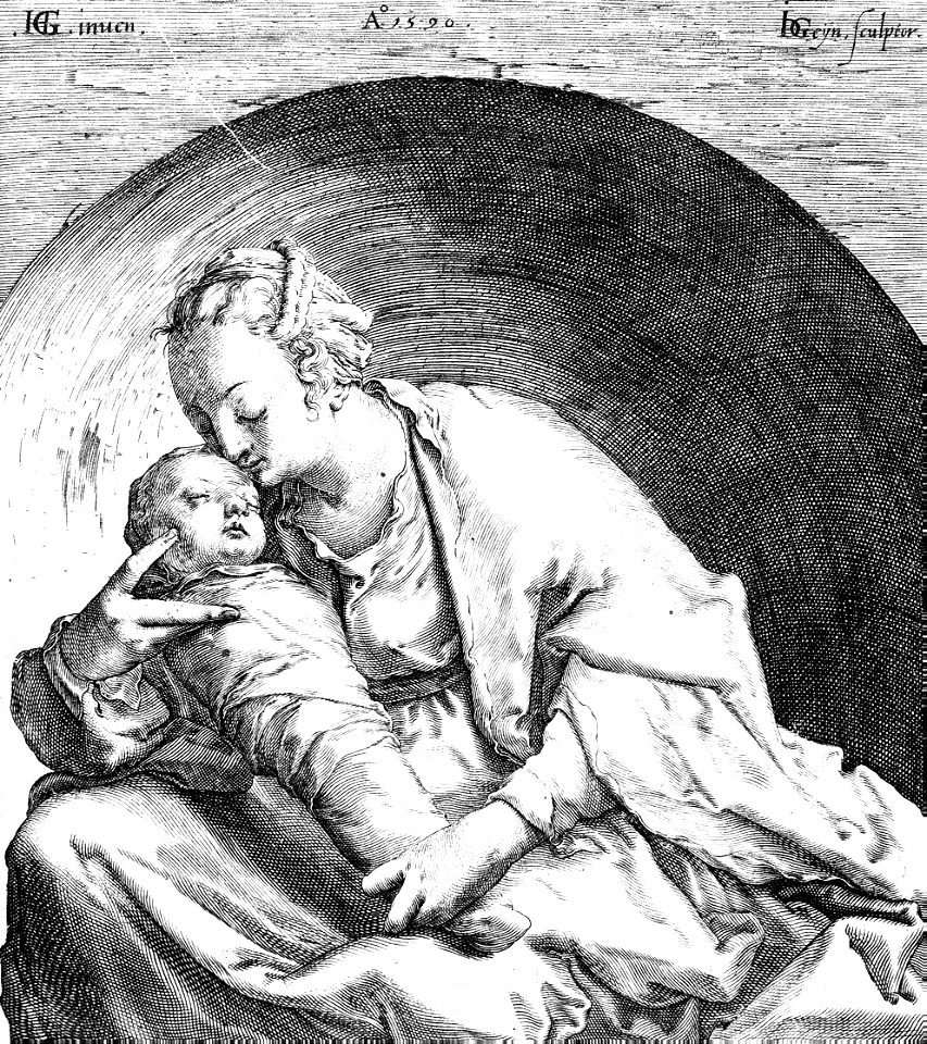 030 The Virgin and Child (de Gheyn II 1590)