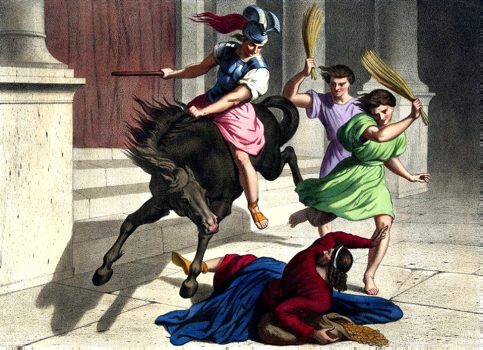 39 Heliodorus expelled from the Temple (2M 2,25-26)