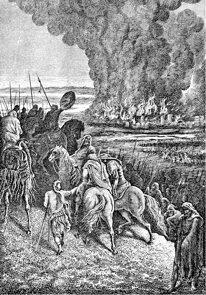 037 Joshua 08 v18-20 The Burning of Ai