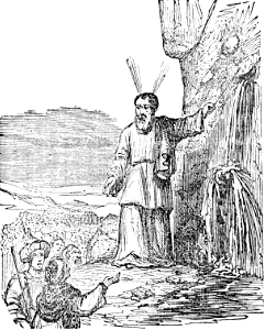 21 Moses bringing Water from the Rock