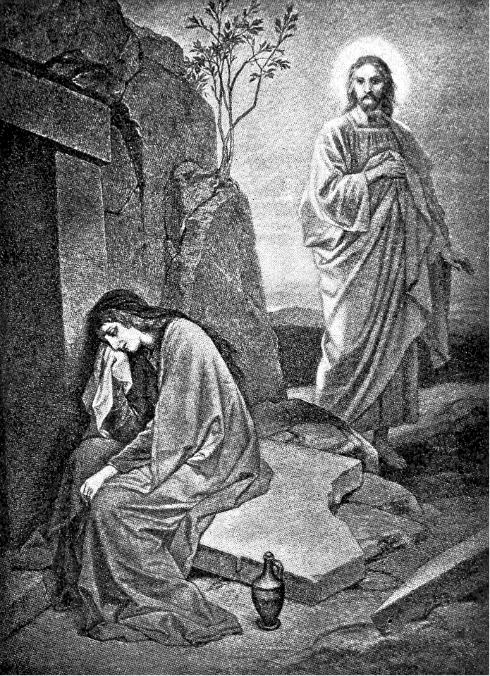 09 Resurrection Morning - Mary and Jesus (Hoffman)