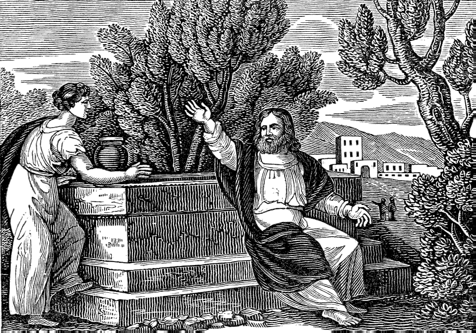 03 John 04 v13-14 Christ and the Samaritan Woman at the Well