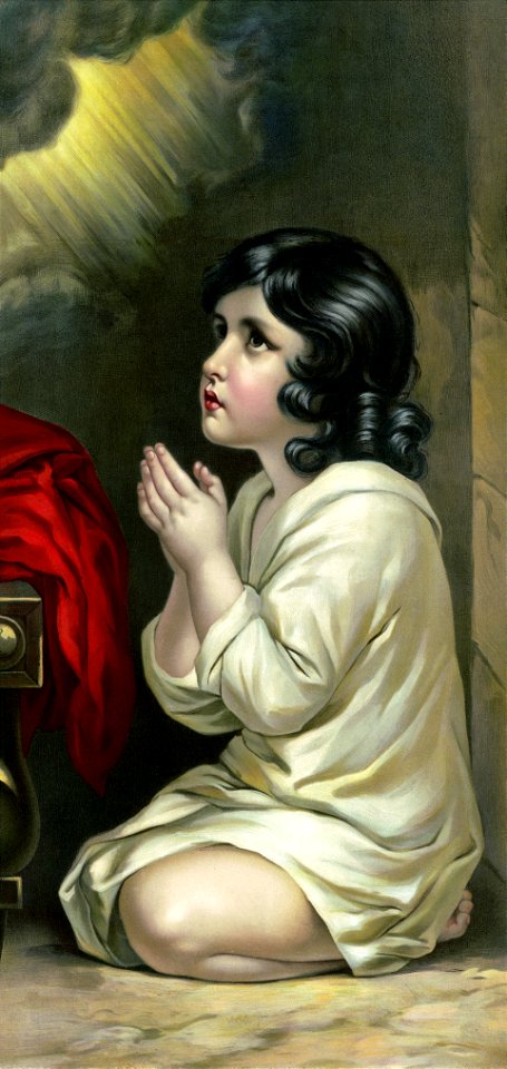 The Child Samuel praying (Reynolds) (color)