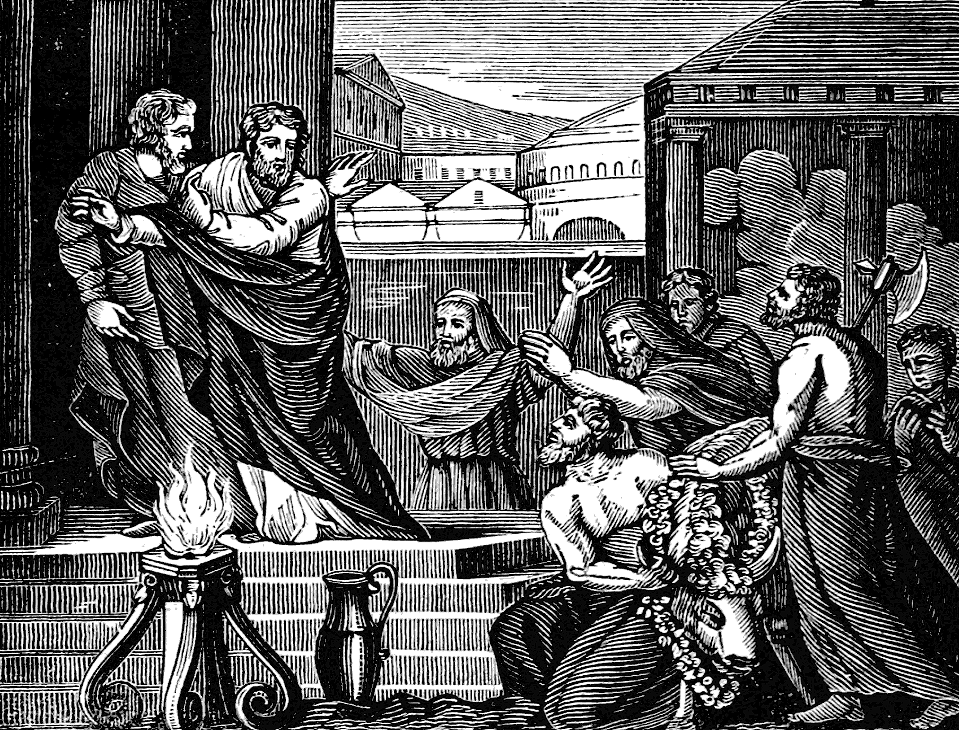 23 Acts 14 v12-13 Paul and Barnabas reputed as gods