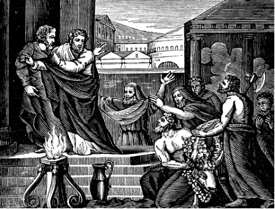 23 Acts 14 v12-13 Paul and Barnabas reputed as gods