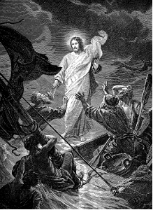 10 Christ walking on the Water, and saving Peter