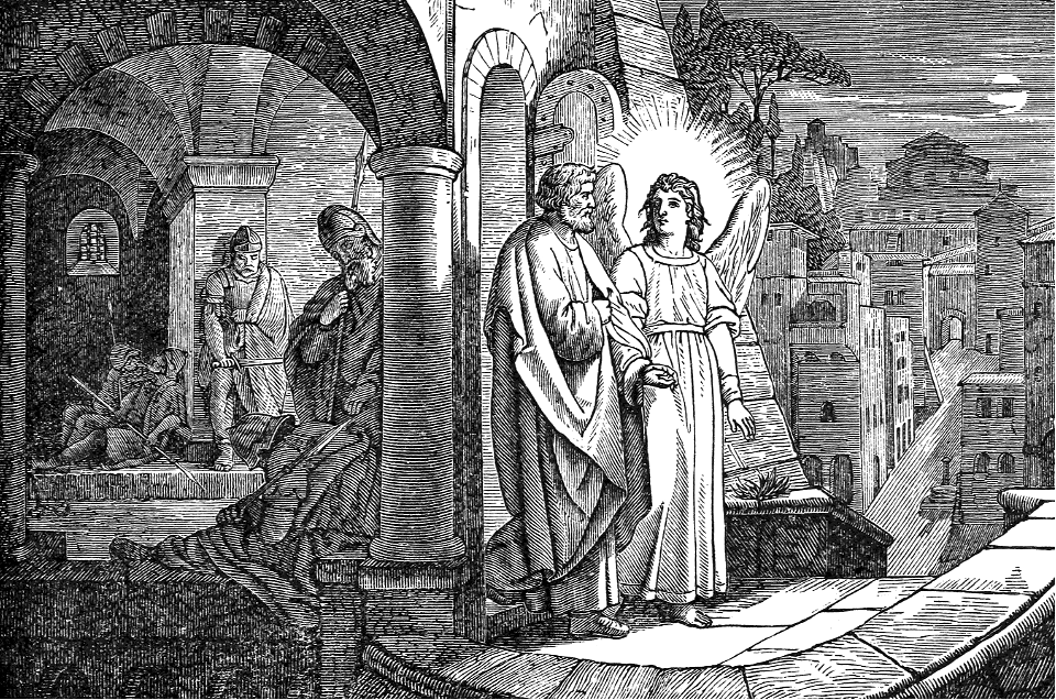 23 Peter delivered from Prison by an Angel