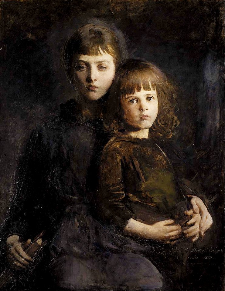 Brother and sister - Abbott Handerson Thayer