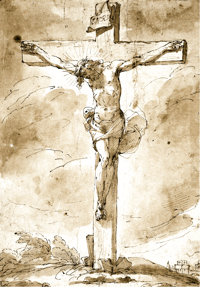083 Christ on the Cross (Gandolfi 18th c)