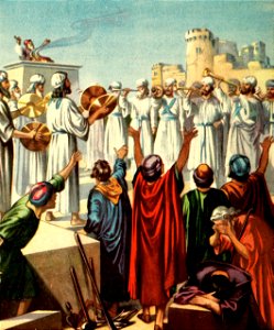 28 Ezra 06 v15-21 The Rebuilt Temple is dedicated to God - some rejoice, some weep