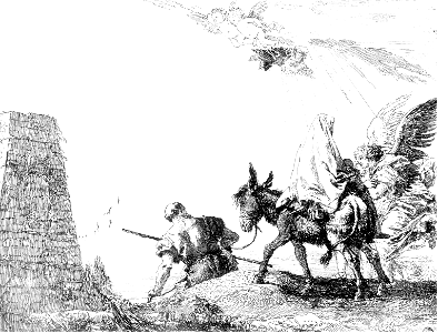 048 The Holy Family Passing a Pyramid (Tiepolo 1753)