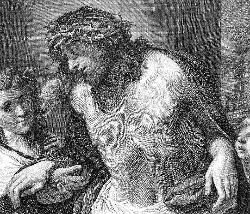 059 Christ Supported by Angels (Keyl 18th c)