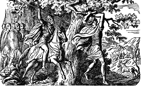 081 2 Samuel 18 v14 Joab kills Absalom