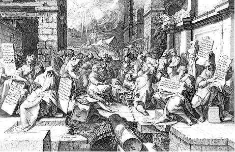 014 The Adoration of the Shepherds with Six Prophets (Matham 1588)