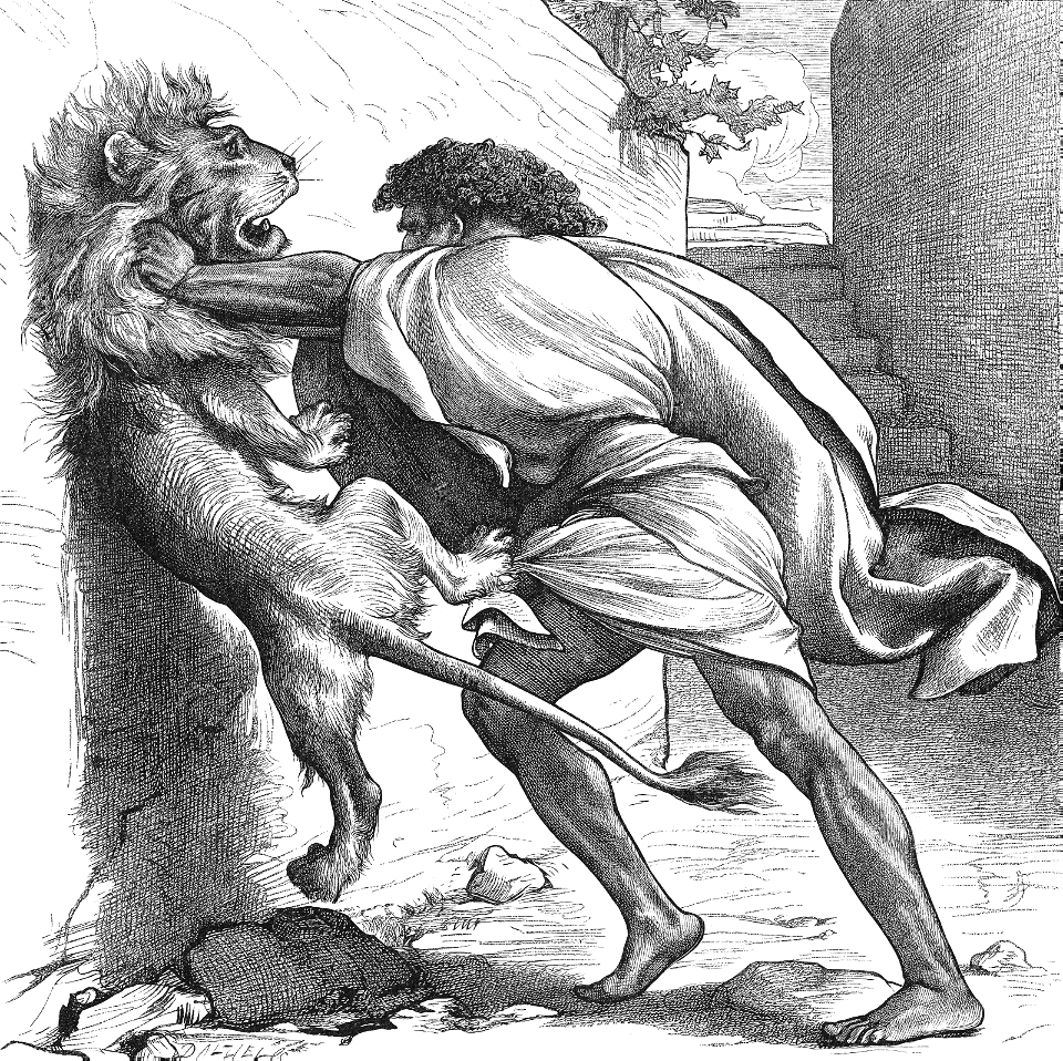 55 Judges 14 - Samson and the Lion