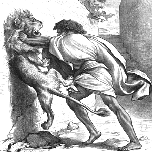55 Judges 14 - Samson and the Lion
