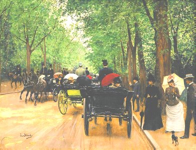 Bois de Boulogne - Jean Béraud